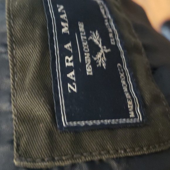 RARE  Zara Mens Camo Biker Couture Jacket Sz M - Picture 6 of 9